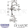 Grohe Euroeco Special Single-Lever Sink Mixer Dimensions